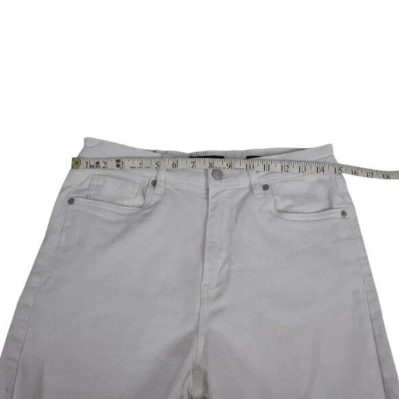 Lucky Brand Curvy High Rise Jean Short White 6" Inseam Size 10/30 - Picture 6 of 12
